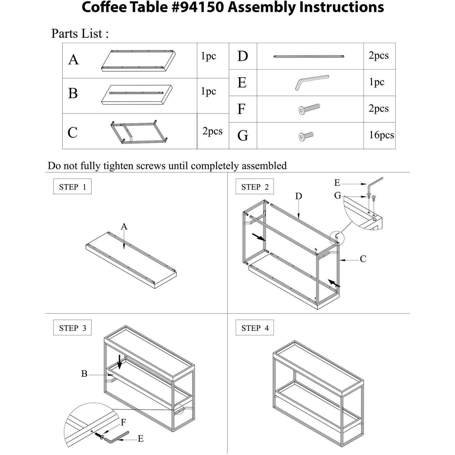 Lyndhurst 50 inch White and Brass Console Table